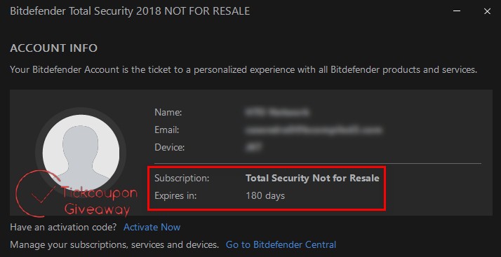 Bitdefender total security 2016 activation code free online
